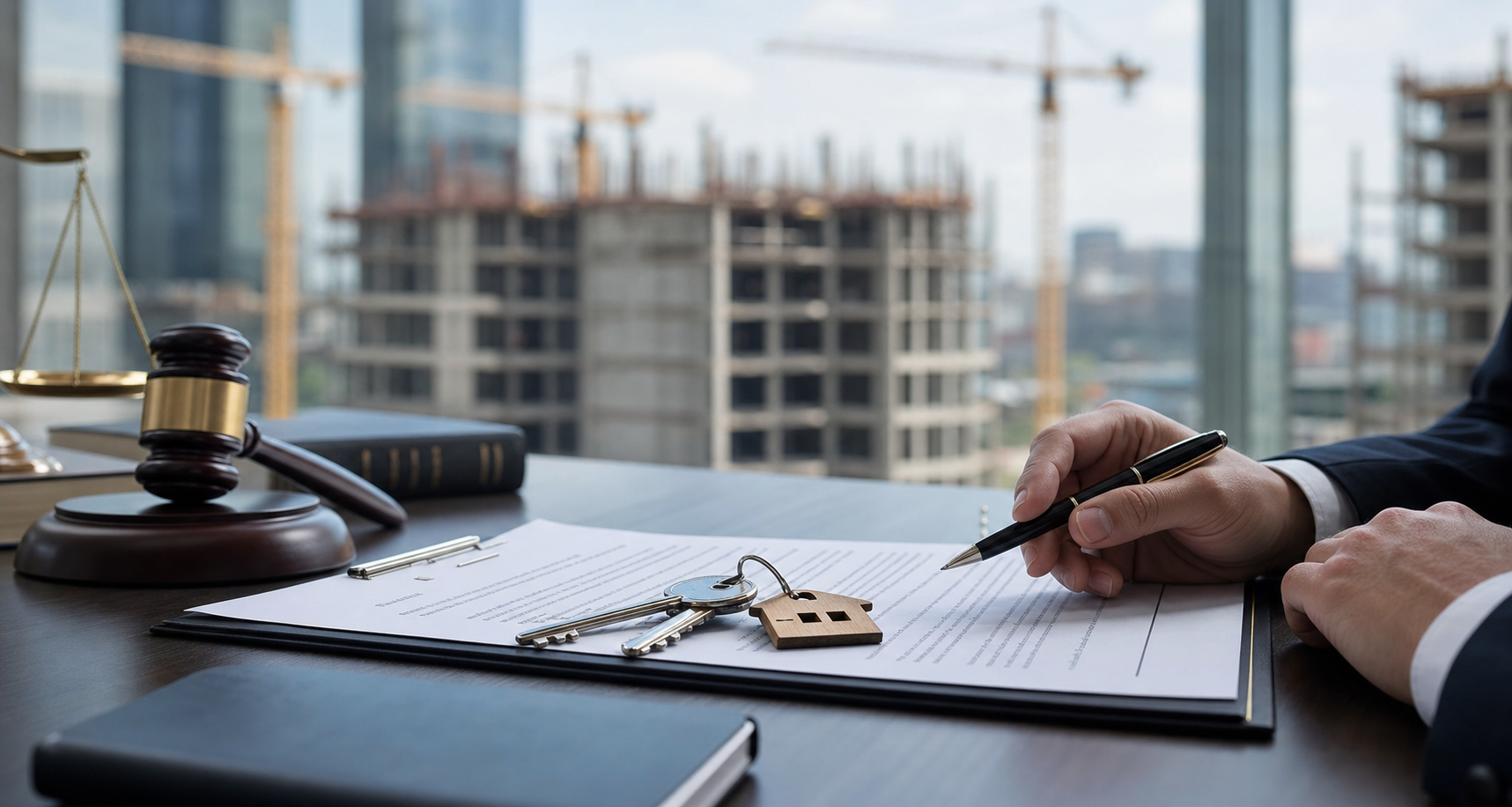 Blay's Law Firm cover image illustrating legal remedies for property delivery delays by developers in Turkey