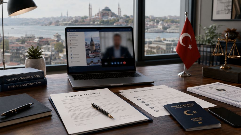 Création d’une société en Turquie à distance avec visioconférence